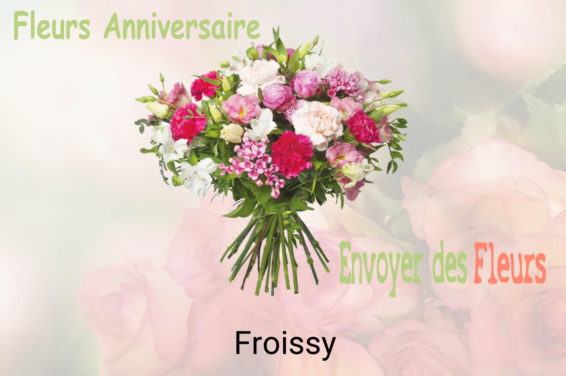 Bouquet de fleurs d’anniversaire livré à Froissy